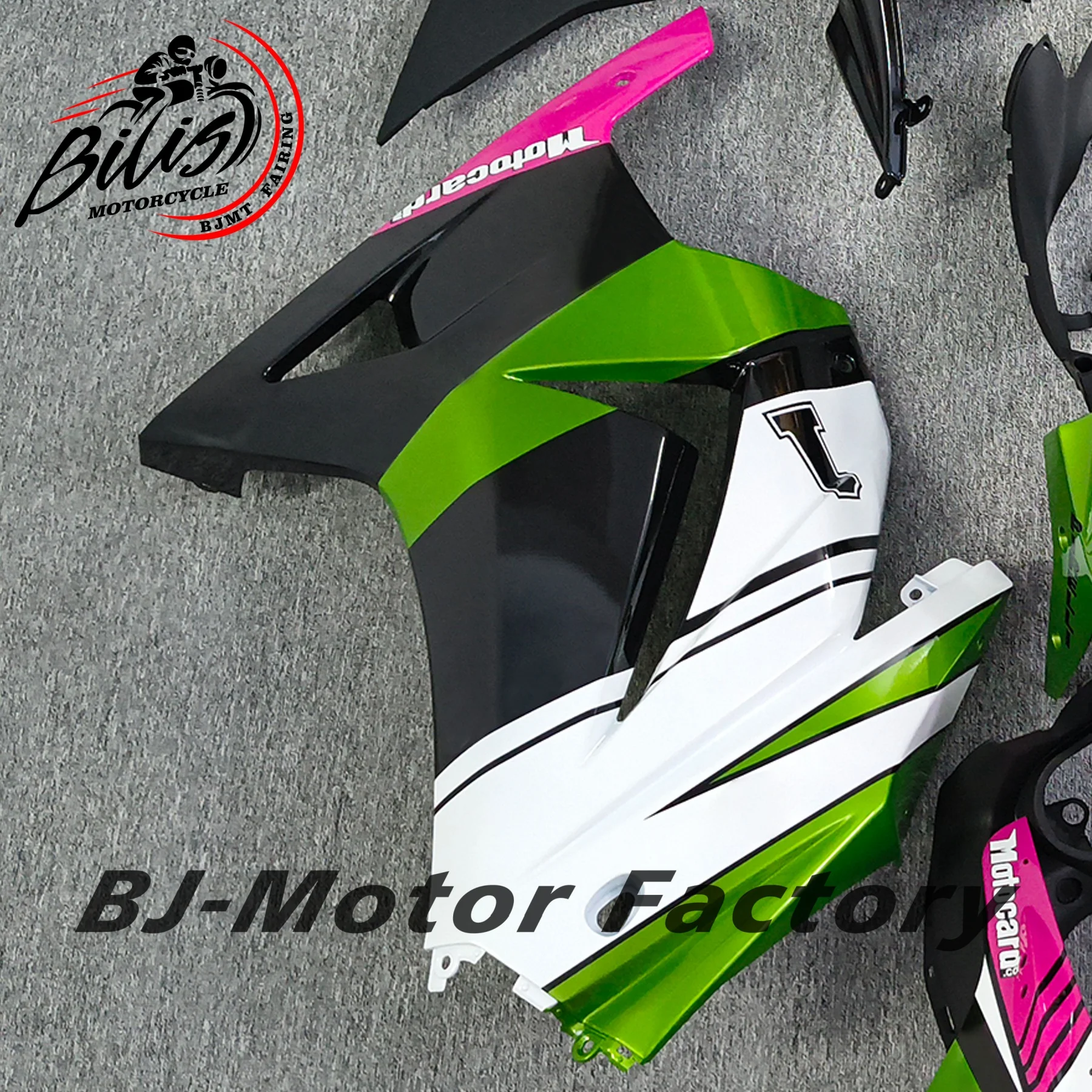 مجموعة انسيابية حقن لـ Kawasaki Ninja 250R ZX250 2008-2012 مجموعات هدايا EX250R 08-12 هيكل السيارة