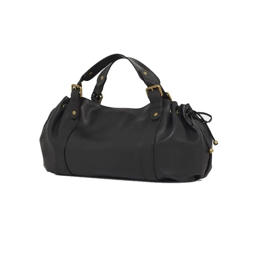 

Дизайнерская женская сумка, большая вместительная мягкая плиссированная женская сумка-тоут из искусственной кожи в стиле ретро, роскошная винтажная сумка East-West на каждый день