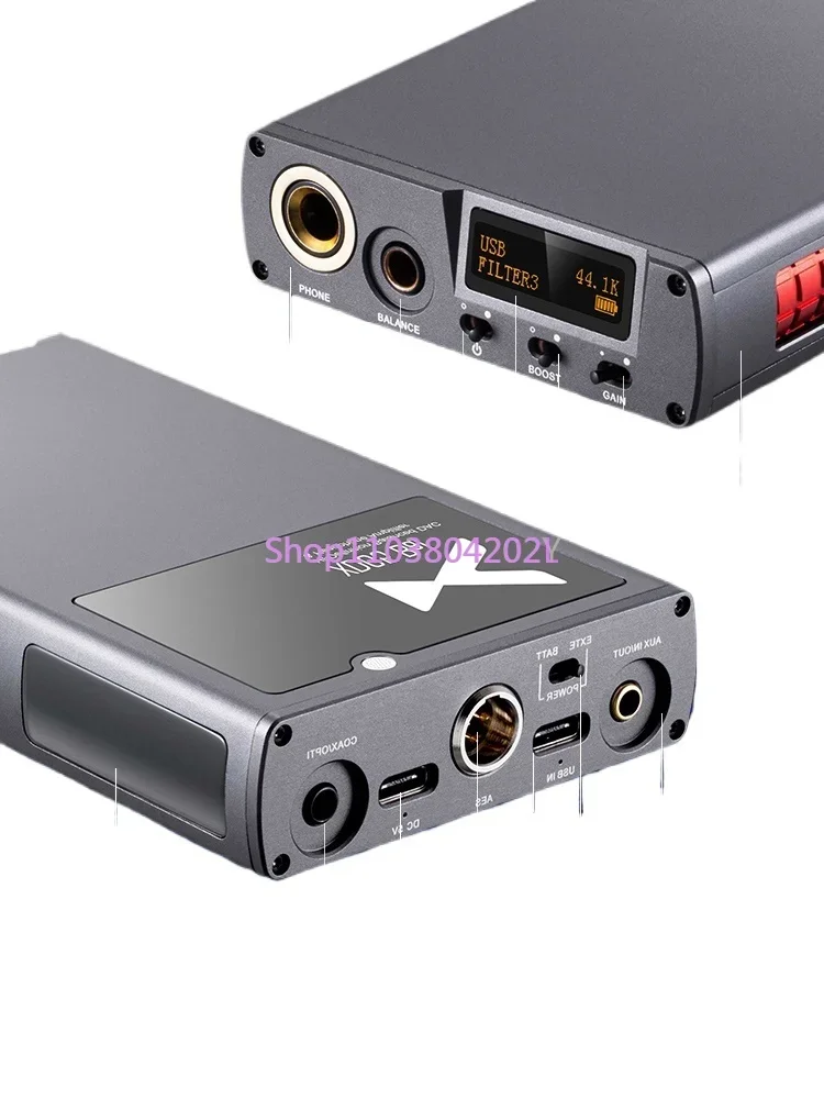 XD05Bal Bluetooth HiFi Portable 3.5 Single Ended 4.4 Balanced Decoder Headset Amplifier