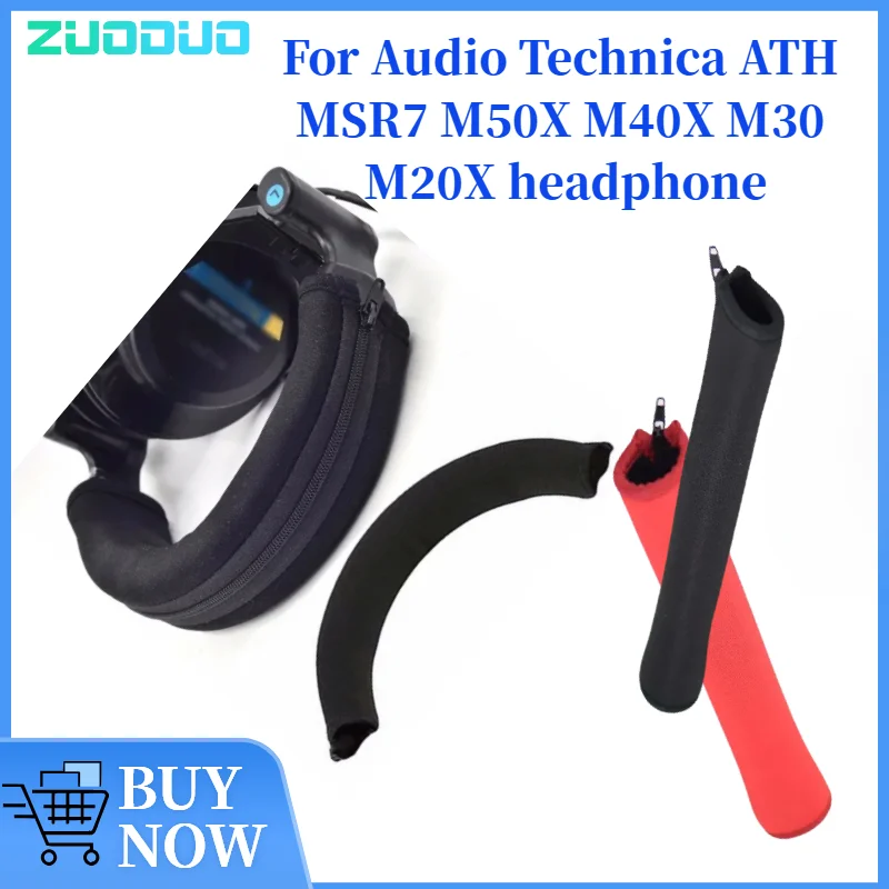 

ZUODUO Headband Cover For Audio Technica ATH MSR7 M50X M40X M30 M20X Headphones Protective Headband Case