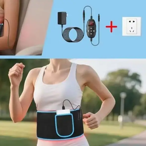 

Профессиональный пояс для фототерапии красным светом, 660 нм для стимуляции коллагена и 850 нм для глубокого проникновения, для здоровья всего тела