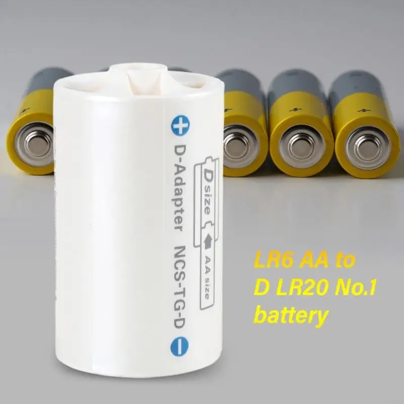 066A Porta della batteria Case della batteria Convertitore Batteria Organizzatore Organizzatore Transform Cellule LR6 AA per a D