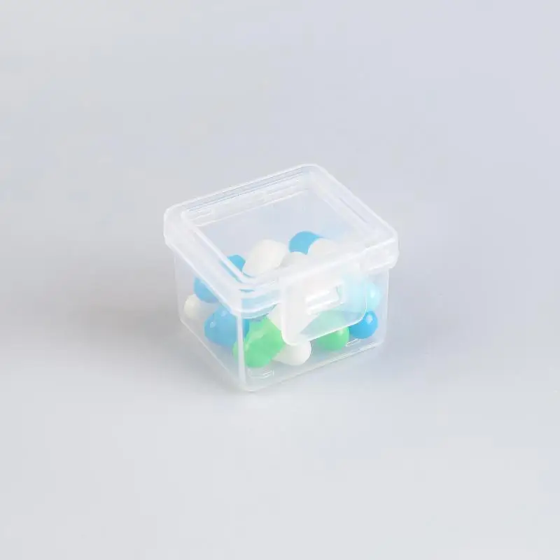 Small Parts Storage Box Mini Hardware Accessories Box Plastic Hard Plastic Box Pp Small Box Transparent Commercial Packaging Box