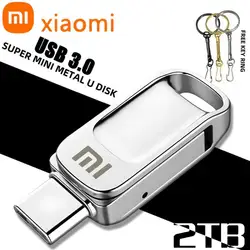 Xiaomi USB Flash Drive USB 3.0 Mini Pendrive 512GB 256GB 128GB Pen Drive Read Speed Up To 100M/ S Waterproof Memory Stick U Disk