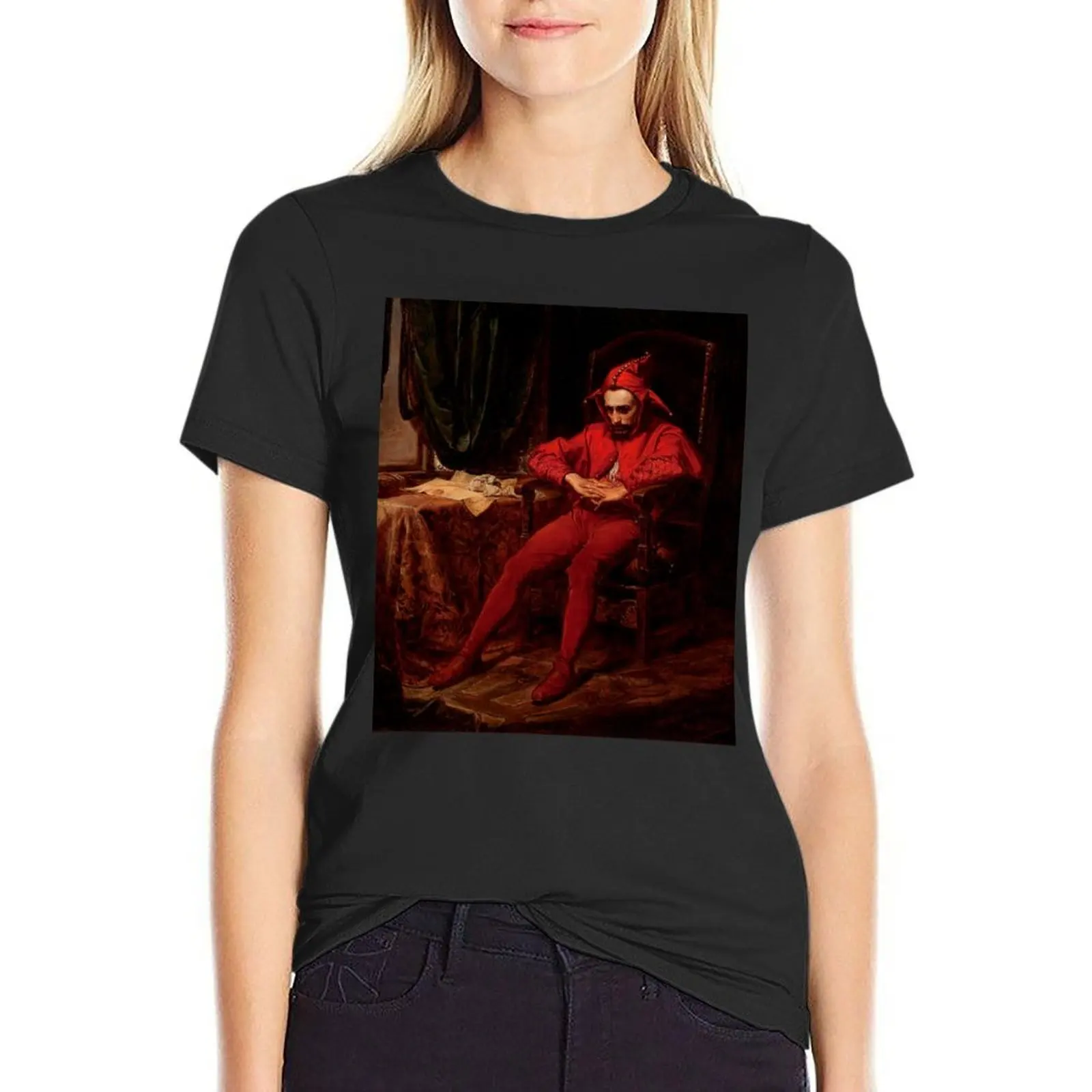 Stańczyk - Jan Matejko T-Shirt anime clothes funnys tshirts for Women