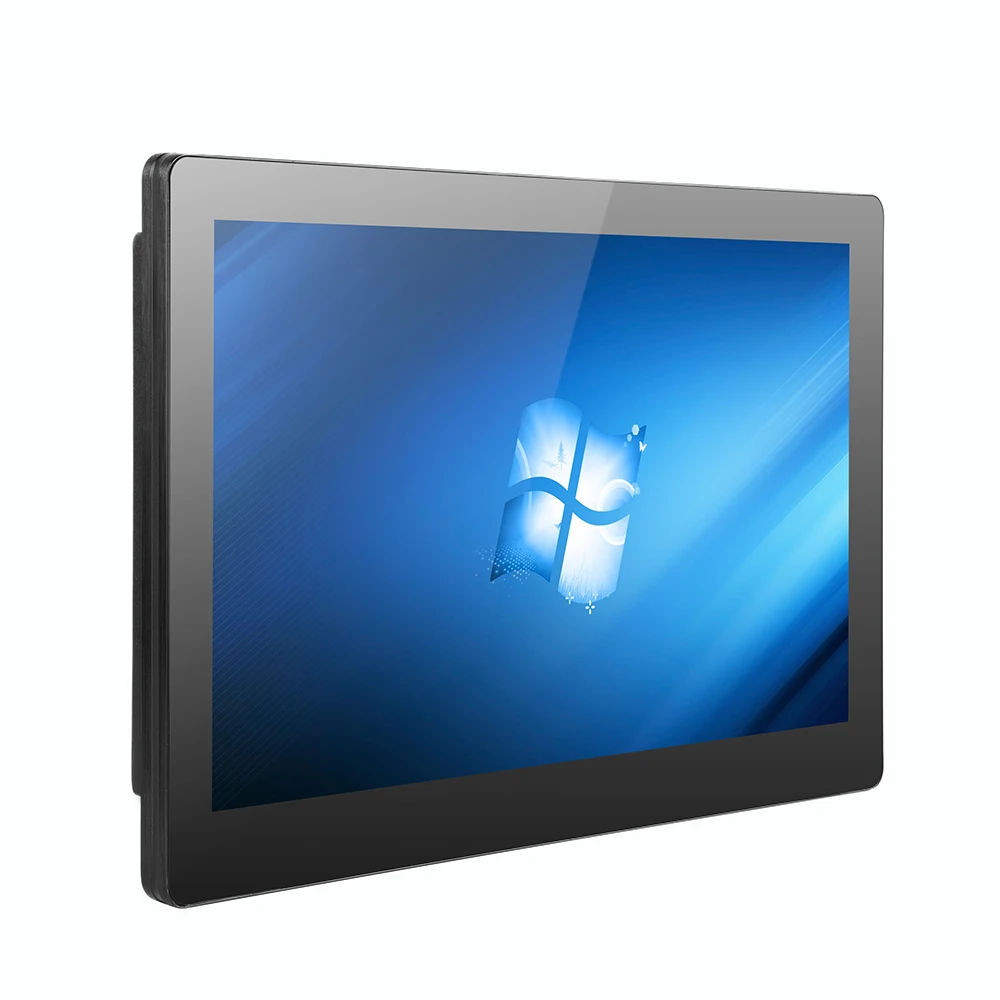 promotion 21.5 inch fanless all in one touch screen pc for outdoor waterproof enbed industrial pc