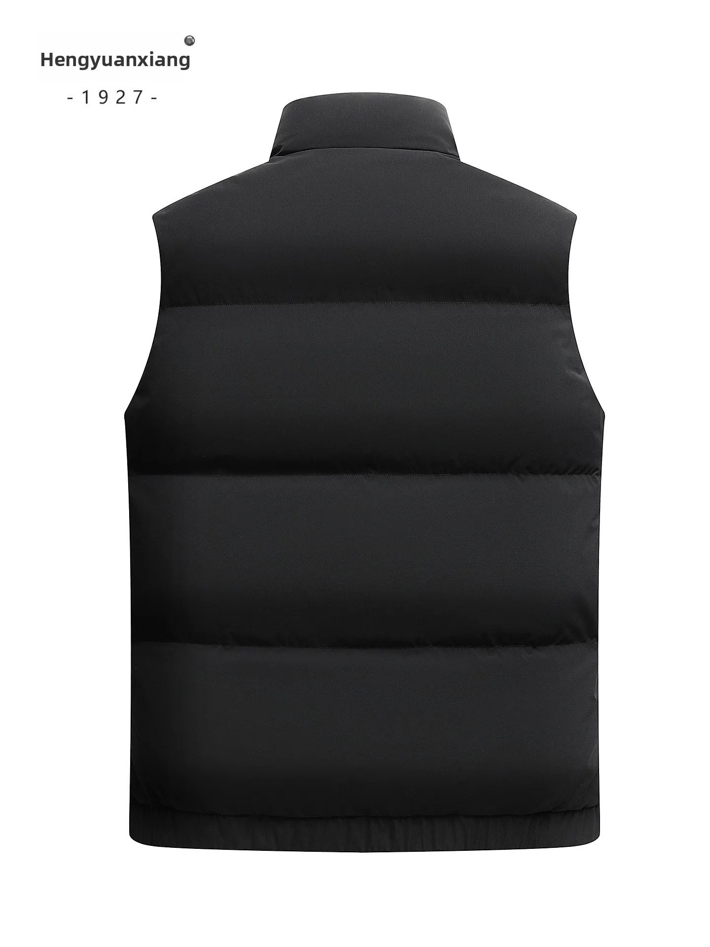 90 Duck down Thermal Vest Men's Winter New Style Stand Collar Sleeveless Youth Men's Warm Vest Fashion Urban Daily Polyester ...