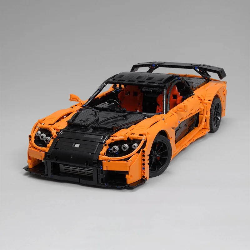 3069 قطعة هانز مازدا RX-7 الحجاب فورتشن 18 MOC أسرع وغاضب سيارة رياضية التعليم بناء لتقوم بها بنفسك كتل عيد ميلاد اللعب هدية #6