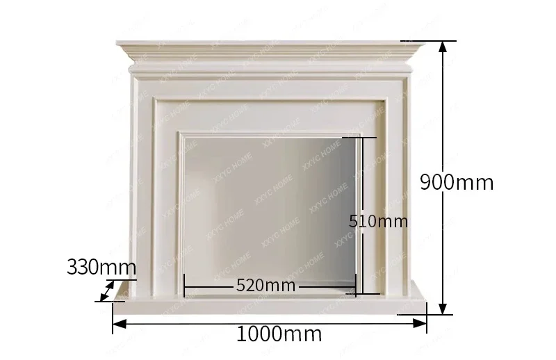 A 1.2 meters fireplace decorative cabinet electronic fireplace core simulation flame household