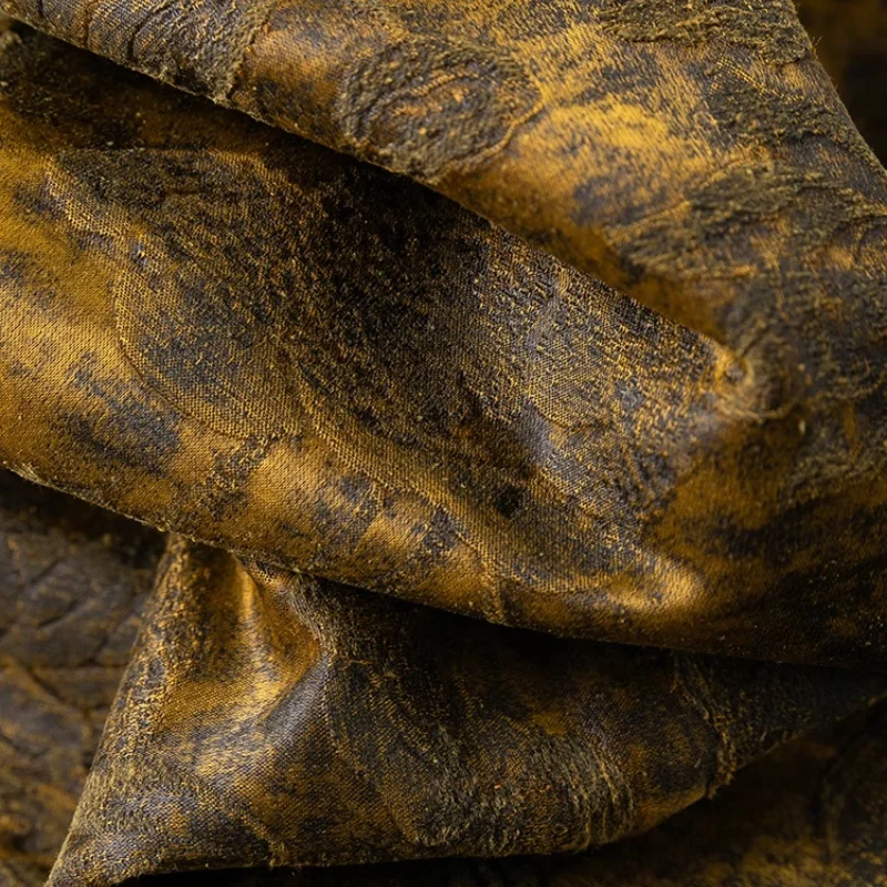 Birdtree 45 MM 79% Moerbei Zijde 21% Nylon Broek, Dames Elastische Taille Losse Gouden Kleur Wijde Pijpen Broek, 2025 Nieuwe P57141JF