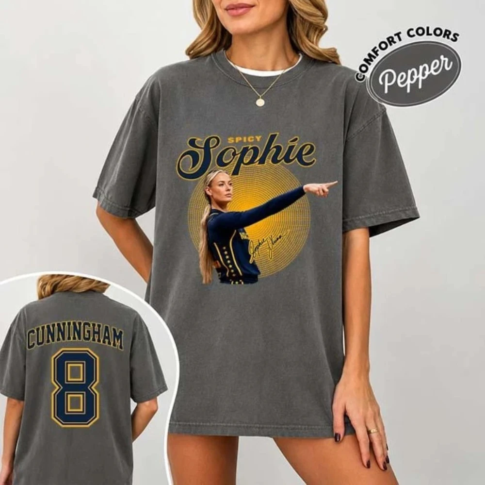 Sophie Cunningham Signed Basketball Jersey - Loose Fit, Casual Style, Fashionable Pure Cotton Unisex Streetwear Shirt