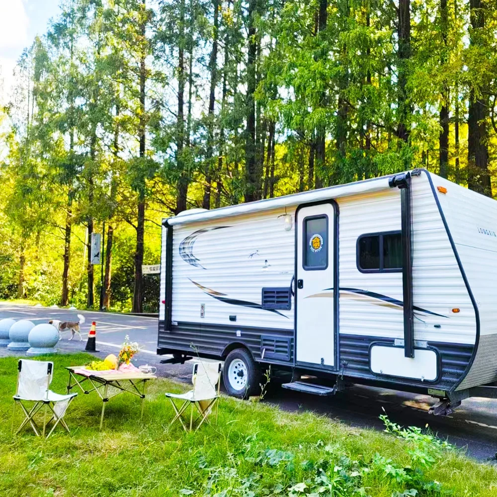 مظلة مقطورة Soleflex B2 للتحكم الكهربائي من النوع الأمريكي RV #3