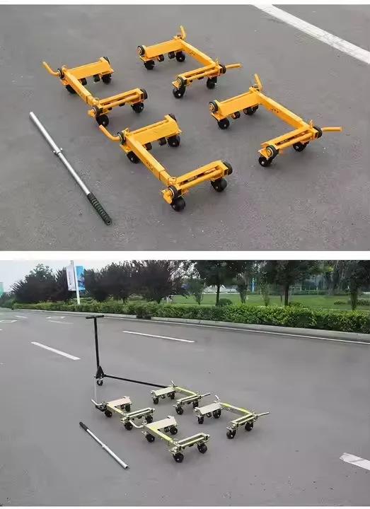 360 ° Universal Auxiliary Wheel With Ground Protection Wheel Dolly Customizable Color Mobile Cart
