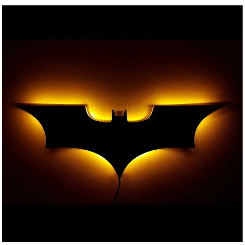 

LED Night Light Cool Remote Control Multi color 3D Creative bat Atmosphere Home Decoration Bedroom Wall Hanging lamp