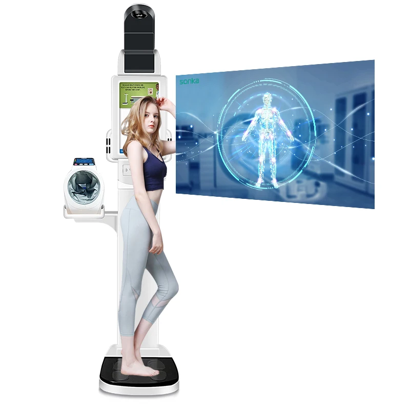 New Barcode Human Digital Medical Pharmacy Height Weight Bmi  Pressure Machine