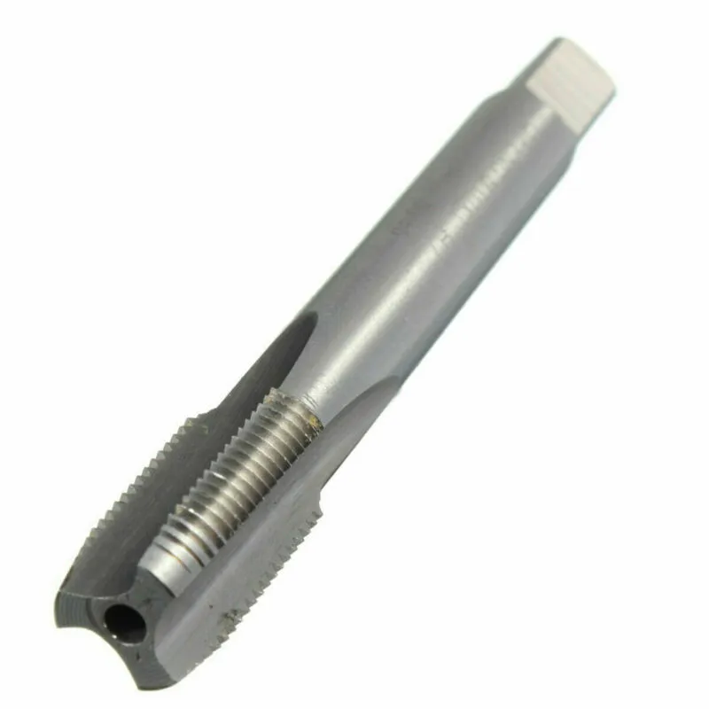 M10 x 1 mm Pitch HSS Tap Tool with Right Hand Threading Capability Offers a Total Length of Approximately 79 mm