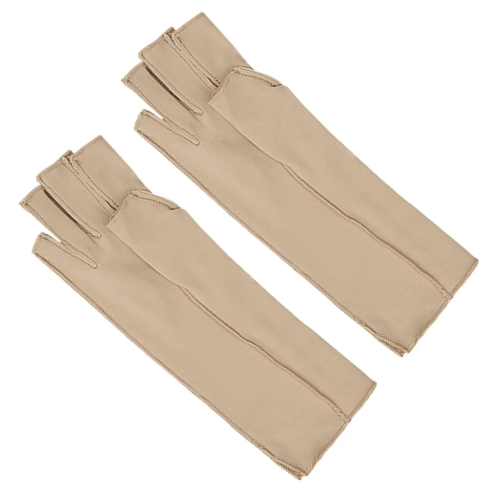 

1Pair Compression Gloves Sports Protective Half Finger Workout Gloves Size S for Gym Fitness Outdoors Sports Mittens