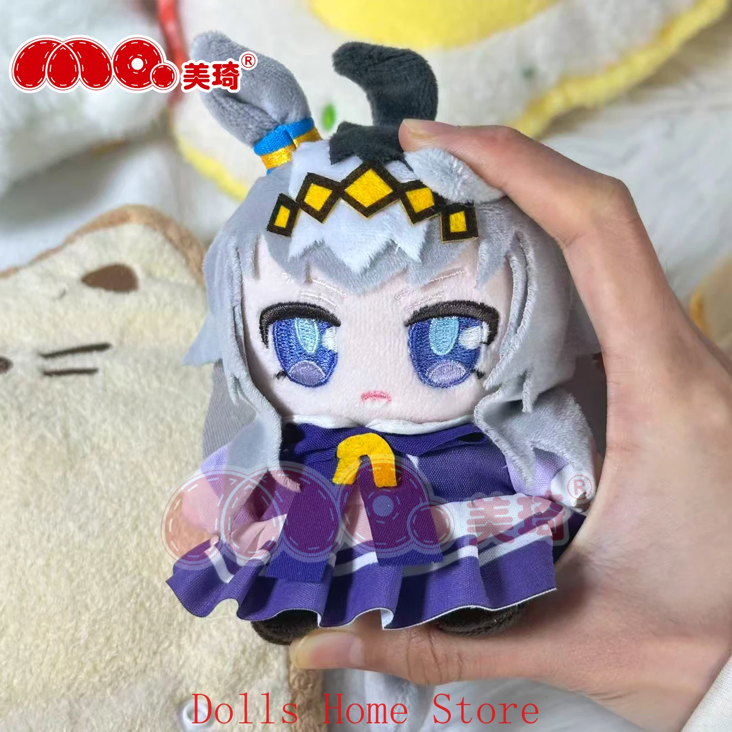 Umamusume: جميلة ديربي أوغوري كاب دوجين القطن 15 سنتيمتر رائعتين على ظهره قلادة المفاتيح أفخم بلوشيز التميمة هدية