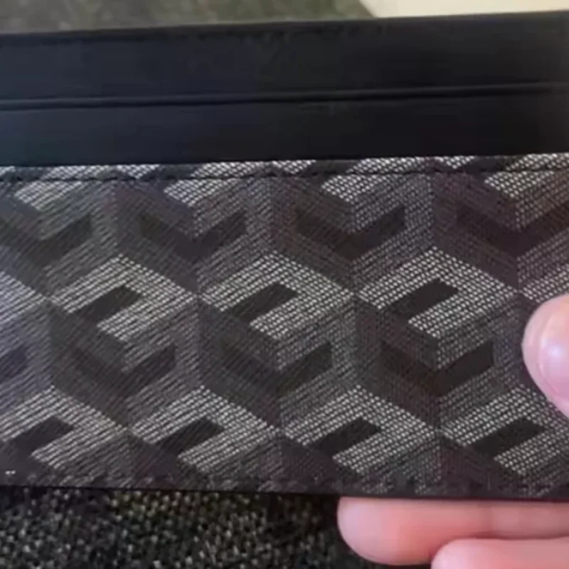 Classic Fashion 3D Pattern Design Multi-Functional Leather Card Holder Protection Clip Wallet