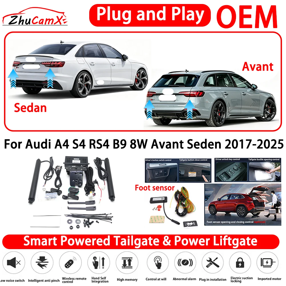 for Audi A4 S4 RS4 B9 8W Avant Seden 2017-2025 OEM Smart Powered Tailgate Power Liftgate Automatic Rear Trunk Tailgate Actuator