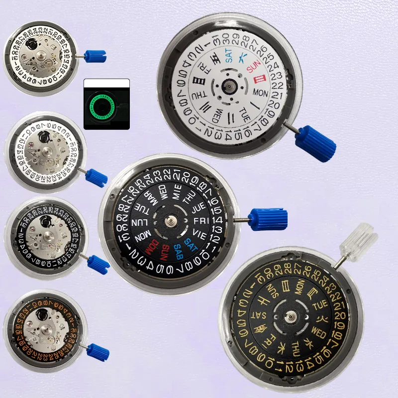 NH35A Nh36a Movement Crown At 3.0 3.8 4.1 With Date Day Week Self-winding NH35 NH36 Automatic Movement Skx007 Watch Mod Parts