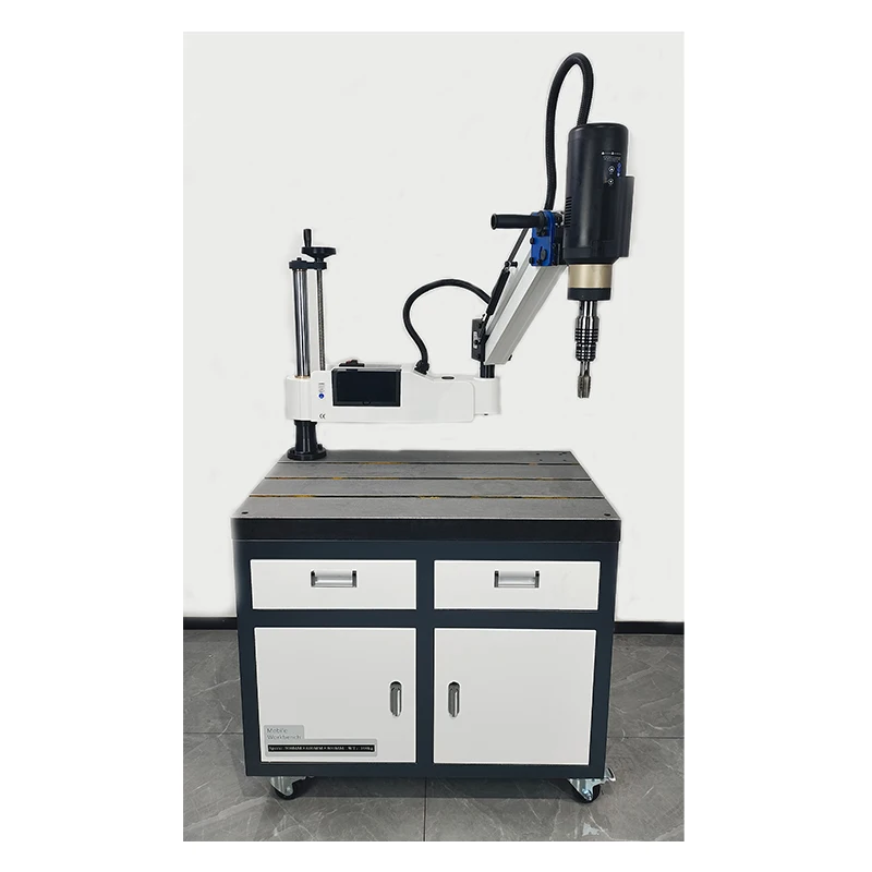 M24 Industrial CNC Servo Electric Powerful Auto Tapping Machine Swing-arm Automatic Threading Machine