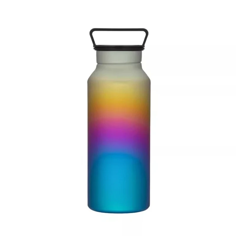 

Outdoor Camping Titanium Direct Drinking Bucket Cup Rainbow Cup