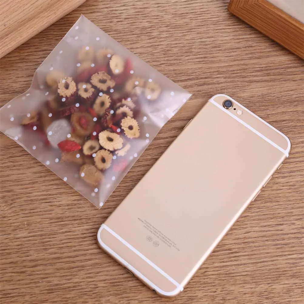 

300Pcs White Baking Bags Candy Cookie Biscuit Snack Gift Packaging Bags for Food Display Baking Bag Biscuit Bags,halloween Bag