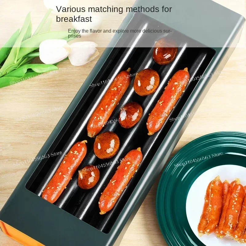 220v Upgrade Upgrade Roller Sausage Machine Network Red Desktop Mini Small Household Sausage Hot Dog Machine Dormitory