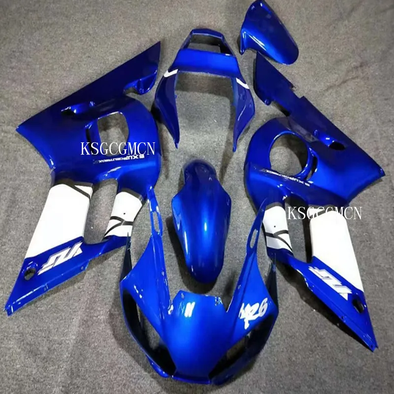 Motorcycle  Blue White  Fairing Bodywork Kit For YAMAHA YZF R6 1998-2002 2001 2000 1999 YZF R6 Hot,sales