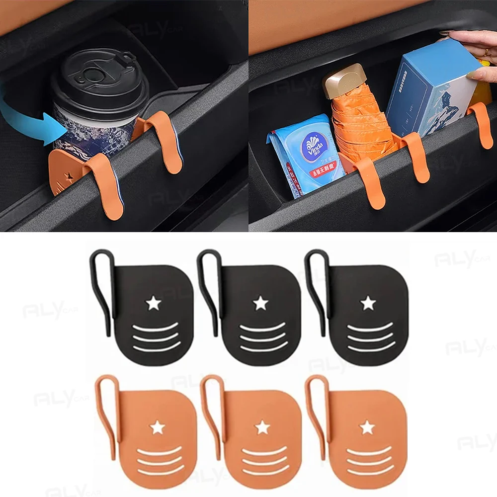 3pcs Universal Car Storage Box Partition Adjustable Car Door Storage Slot Divider Compartment Car Organizer Partition Accessorie