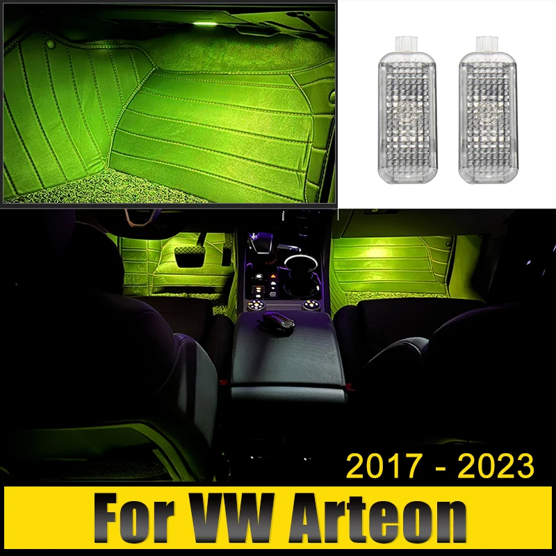 

For Volkswagen VW Arteon 3H 2017 2018 2019 2020 2021 2022 2023 12V LED Car Footwell Lamp Atmosphere Light Decoration Accessories