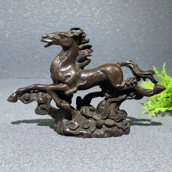 

Feng Zhao Cai Bronze Horse Treads on Flying Swallows and Arrives at Success Feng Shui Counter Shop Bo Jia Mascot Tea Table