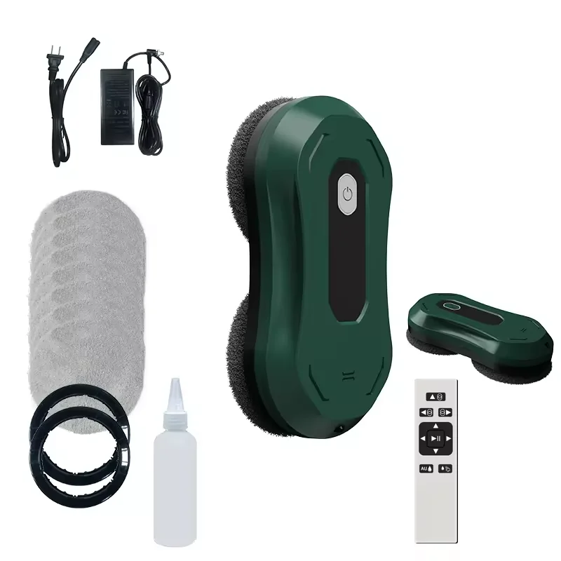 Limpador automático de janelas secas e molhadas, spray de água duplo, robô limpador de vidro, casa inteligente, aspirador de pó de janelas