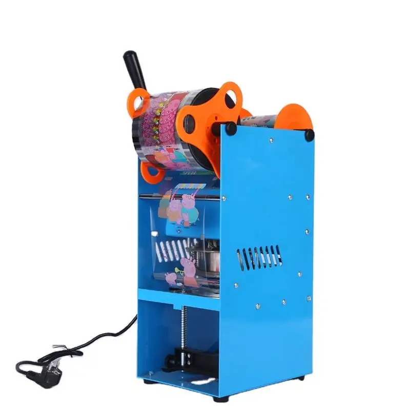 Portable Plastic Juice Yogurt Cup Sealer Machine Container Soybean Milk Tea Filling Sealing Machine