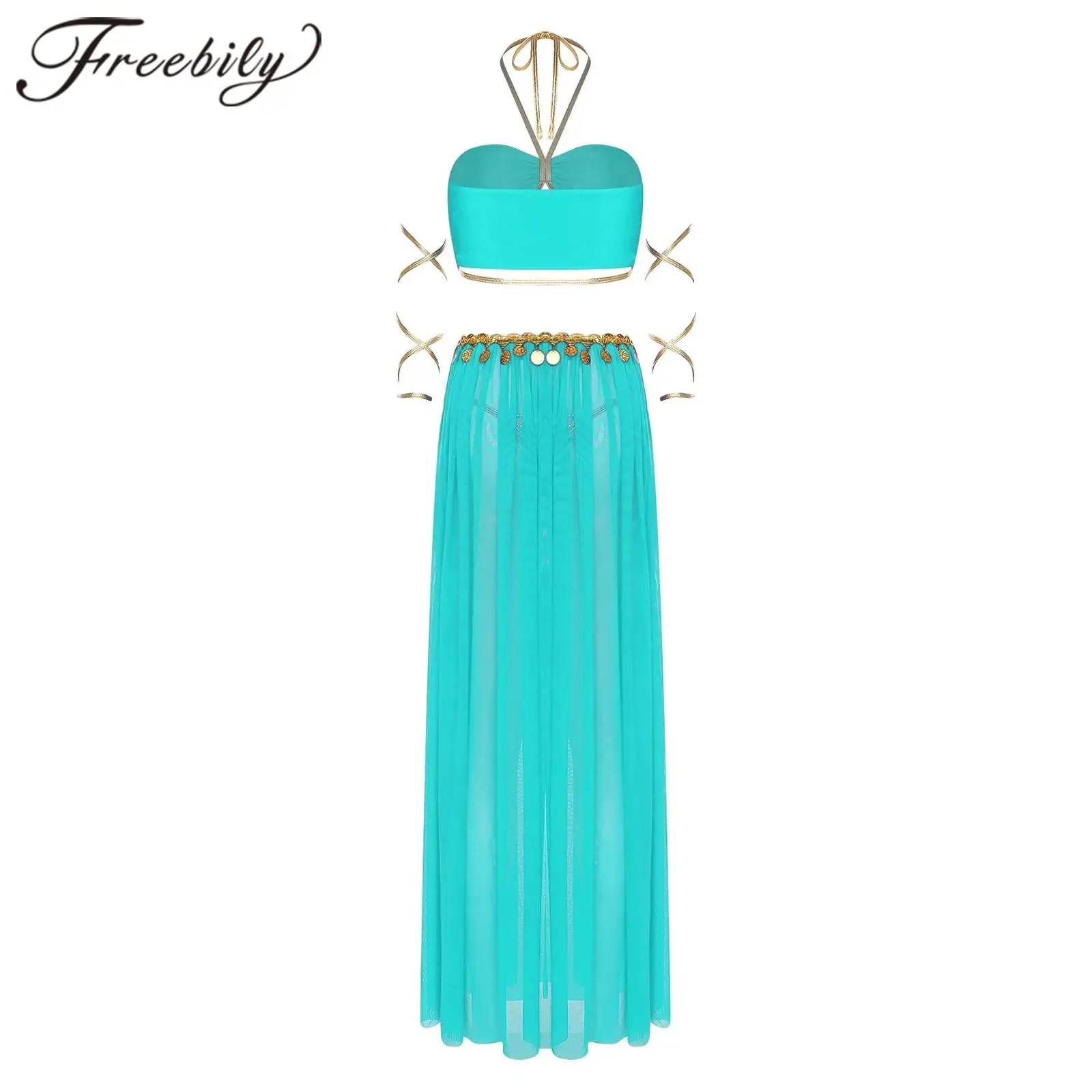 

Women Indian Belly Ethnic Dance Outfits Carnival Festival Belly Dance Femme Rave Party Dancewear Oriental Performance Costume