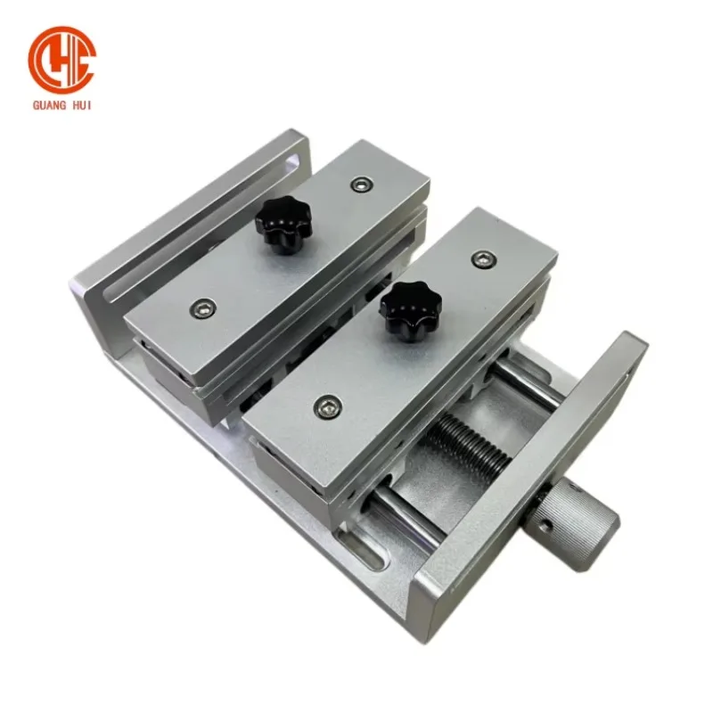 【New】New Fiber   Marking Workstation Engraving Fixture Business Card Metal Sheet Holder for Gold Silver Metal   Equipmen