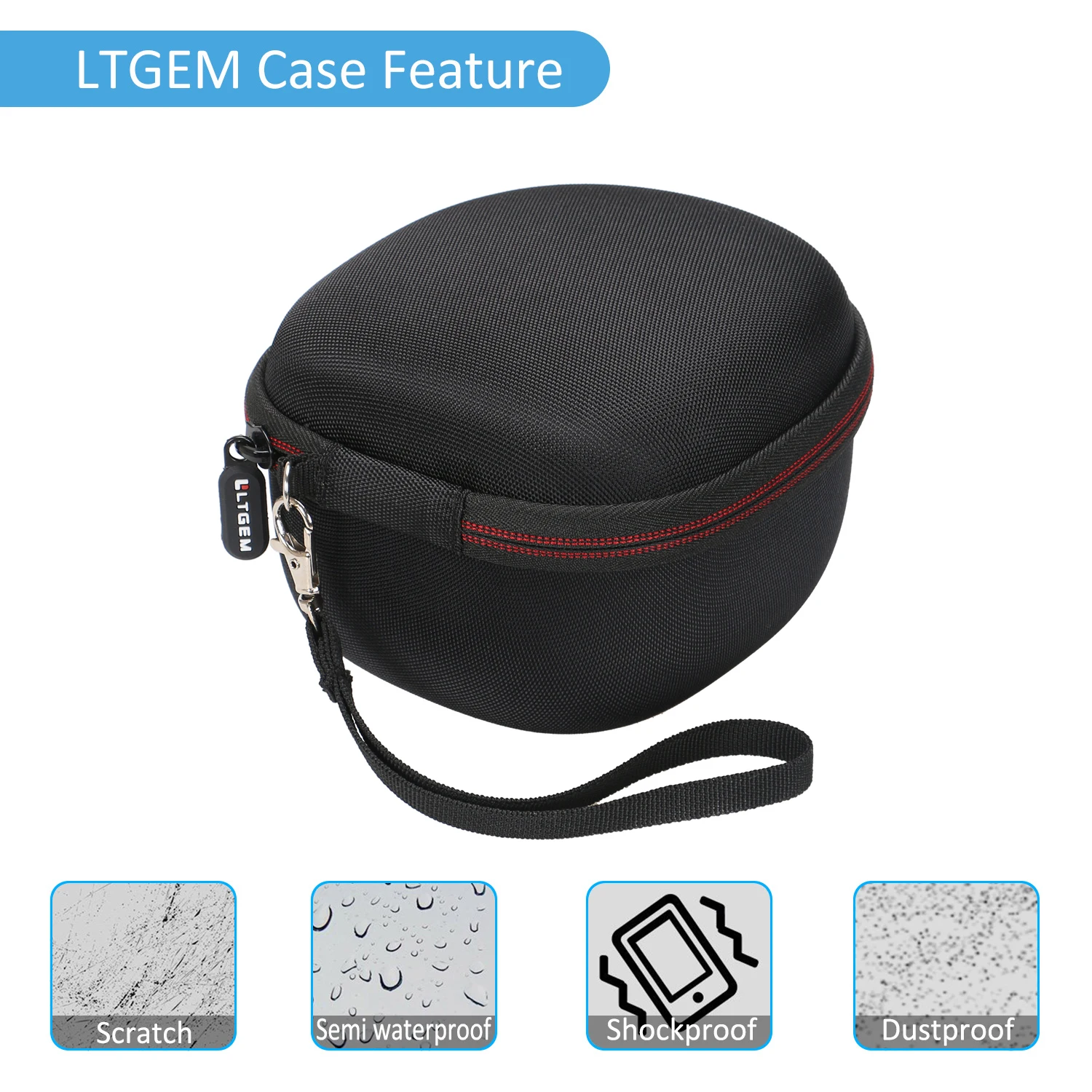 LTGEM Case for Peltor Sport Tactical 100 & 300 & 500 Electronic Hearing Protector - Hard Storage Protective Carrying Bag