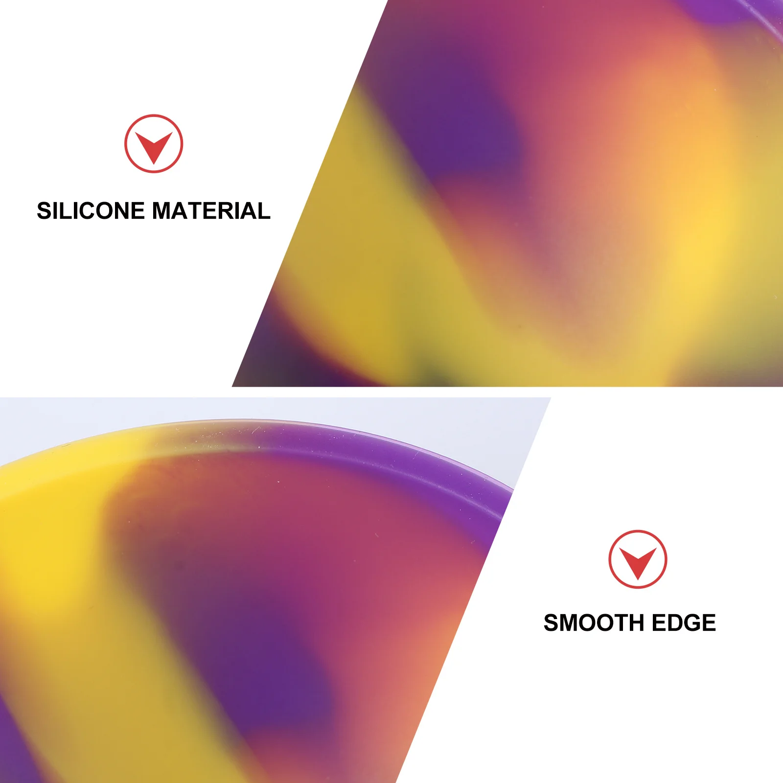 

5Pcs Silicone Bowl for Baby Shatterproof Flexible Material Ideal for Feeding Kids Rice Pudding Yogurt Dessert Home Travel Use