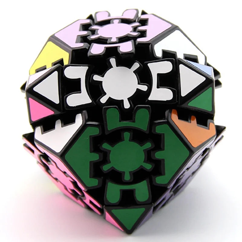 LanLan Gear Rhombohedral Dodecahedron Magic Cube Professional Neo Speed Puzzle Antistress Educational Toys For Children