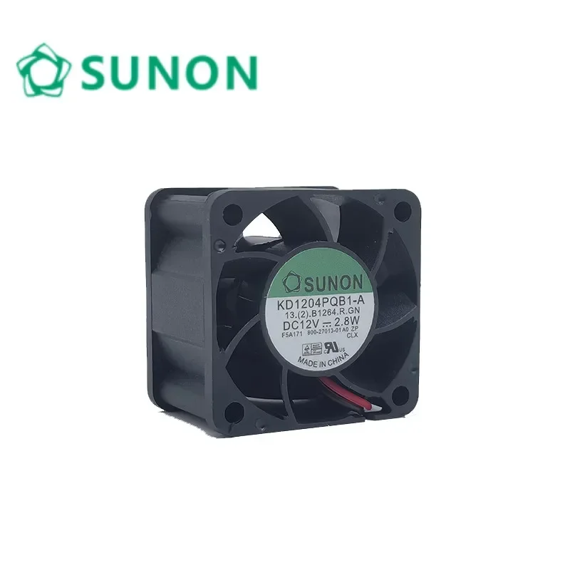 

+Новинка для Sunon KD1204PQB1-A 40*40*28 мм 40 мм DC12V 2,8 Вт 1U корпус сервер инвертор охлаждающий вентилятор