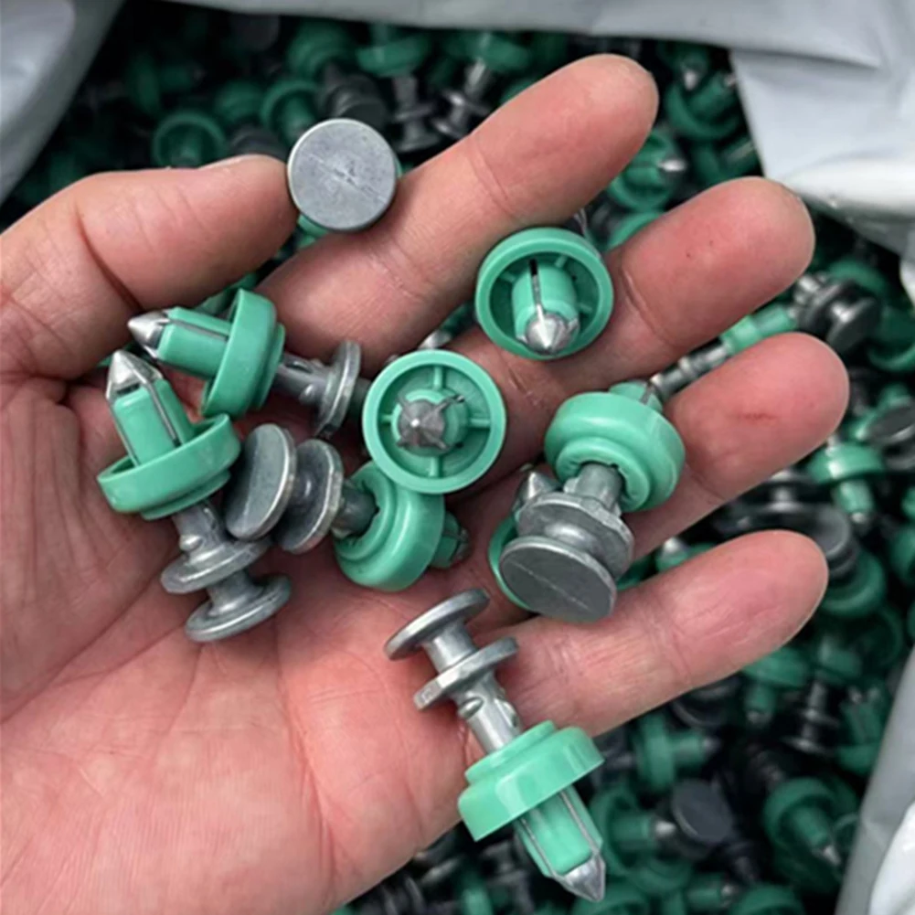 Green Pillar Guard Ring Joystick Panel Clip Plastic Clip Push-type Fastener Replacement Clip Non-deforming For Honda