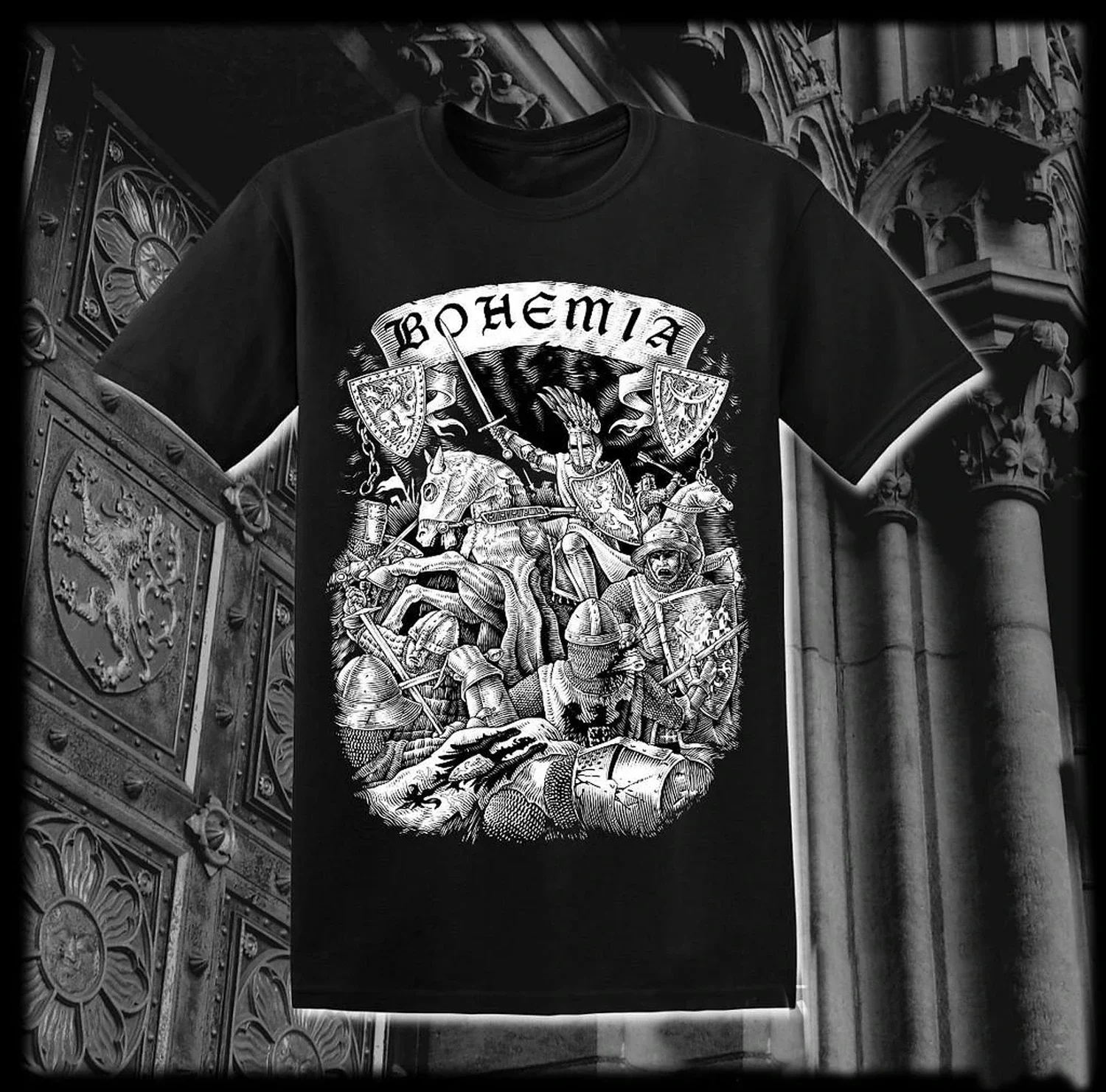 

King Premysl Otakar II. Bohemia Fashion Printed T-Shirt. Summer Cotton Short Sleeve O-Neck Men's T Shirt New S-3XL