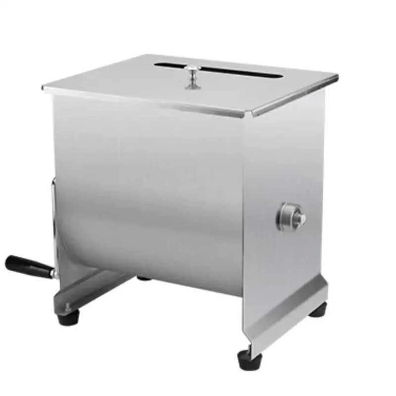 Manual Hand Crank Mixer for Stuffing Powder Granule Lab Small Multi-Function