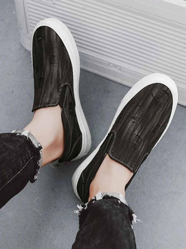 

Кроссовки Summer Miked Color Мужская обувь с низким берцем Новые элегантные общие рабочие тенденции 2025 без кожи Повседневная обувь в стиле ретро для мужчин