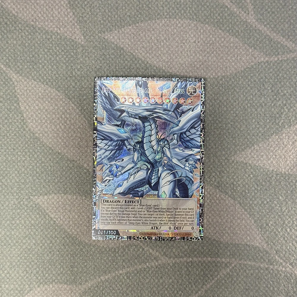 Orica YUGIOH Collection DIY Proxy Cards - Blue Eyes White Dragon White Phantom Beast the Flute Deep Eyes Dragon for Gaming