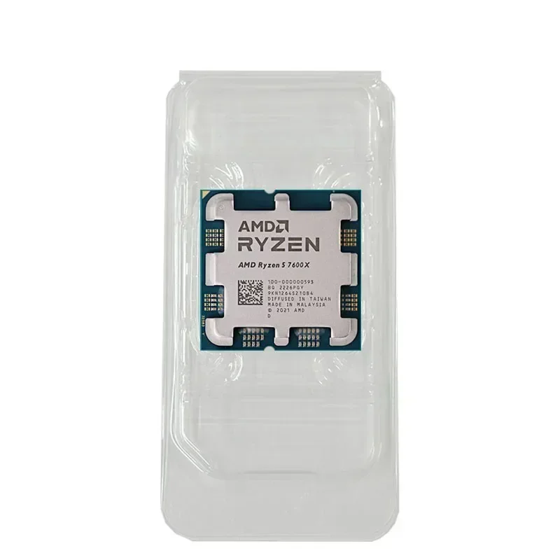 AMD RYZEN 5 7600X Brand New CPU Gaming Processor AMD R5 7600X 6-Core 12-Thread 5nm 38M Socket AM5 Without Fan PC Gamer Cache image 3
