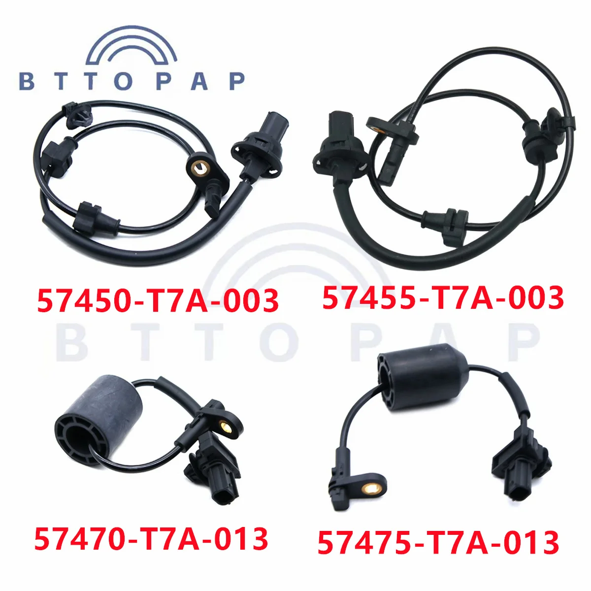 

57450-T7A-003 57455-T7A-003 57470-T7A-013 57475-T7A-013 ABS Wheel Speed Sensor Front Rear Left/Right For Honda HR-V 2015-2021