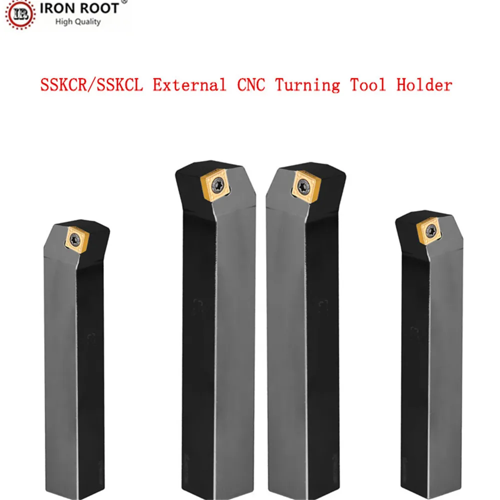 

IRON ROOT Turning Tool SSKCR3232P12,SSKCR2020K12,SSKCR2525M12,External Turning Tool Holder CNC lLathe Tool FOR SCMT09T308 insert