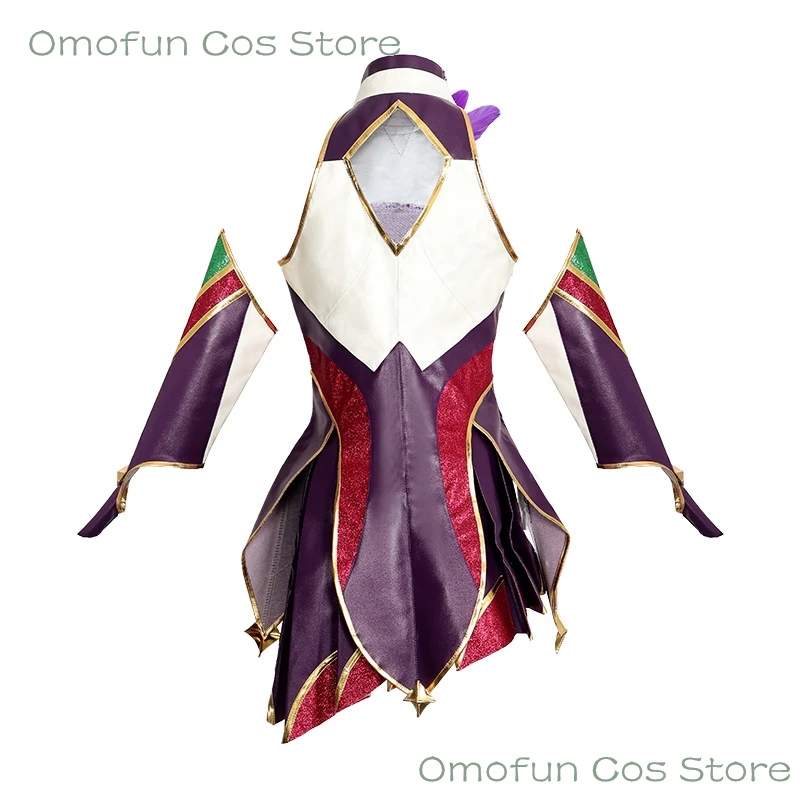 LOL Star Guardian Xayah Cosplay Costume Wig Shoes Uniform Anime Game League of Ruby Legends Dress Halloween Party Event Outfits view 5